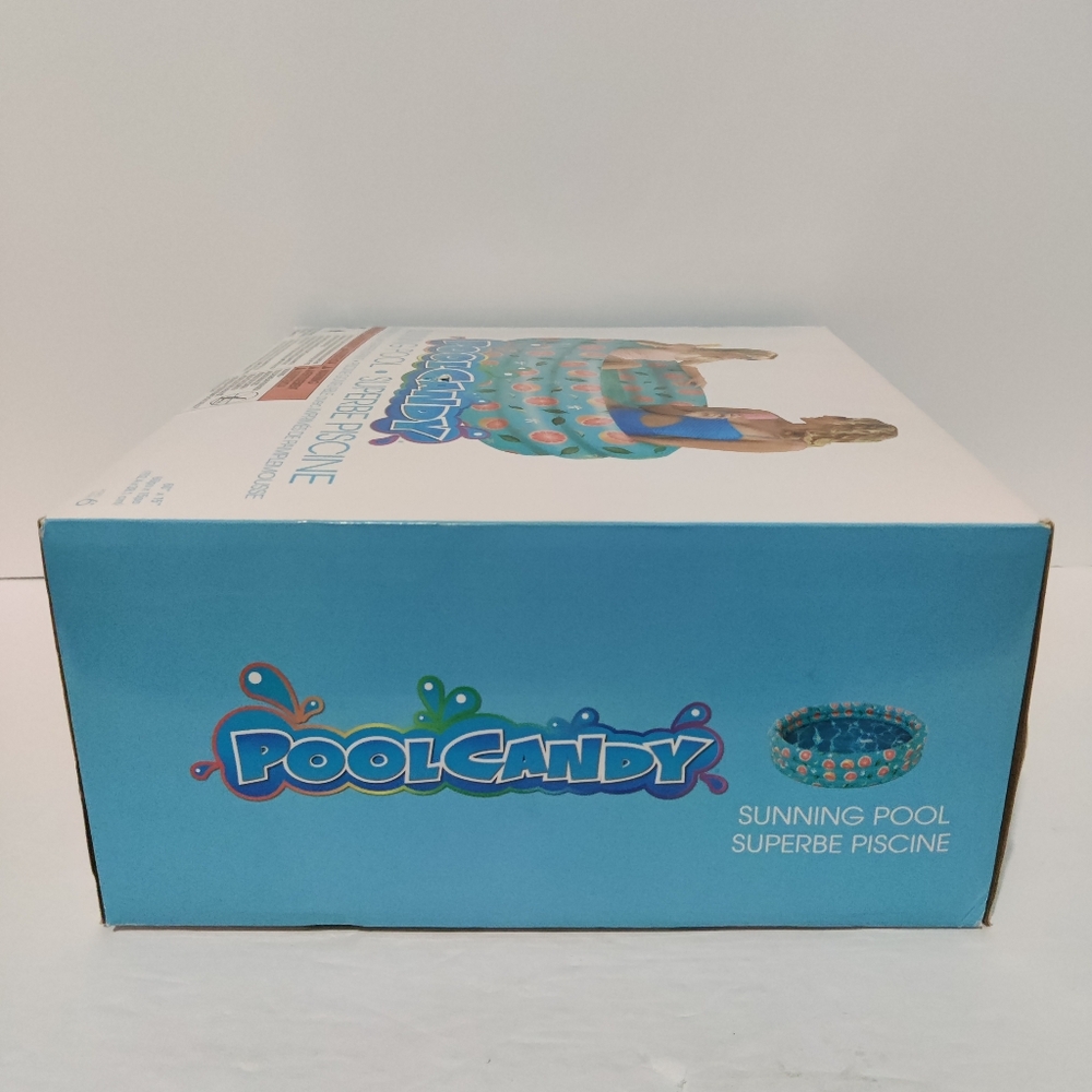 PoolCandy Inflatable Grapefruit Sunning Pool New In The Box - Picture 4 of 6